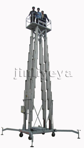 内蒙古四桅柱铝合金高空作业平台